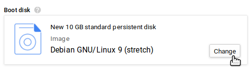 Changing Boot Disk & disk size