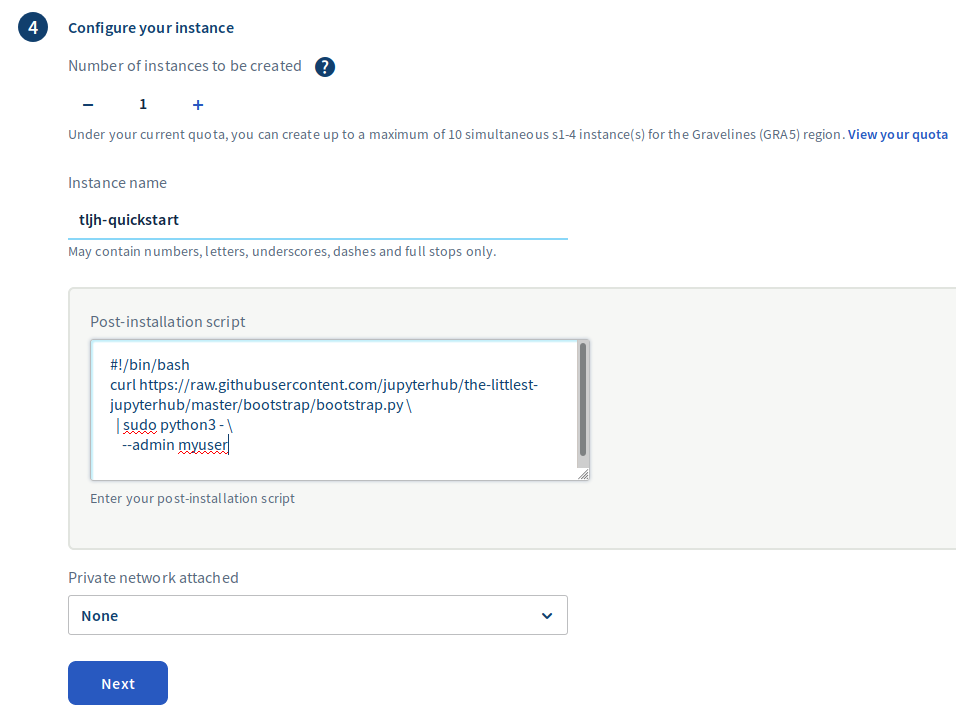 Add post-installation script